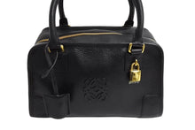 Load image into Gallery viewer, LOEWE ロエベ ハンドバッグ アマソナ28 ブラック レザー 050810 美品 中古 66120