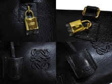 Load image into Gallery viewer, LOEWE ロエベ ハンドバッグ アマソナ28 ブラック レザー 050810 美品 中古 66120