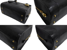 Load image into Gallery viewer, LOEWE ロエベ ハンドバッグ アマソナ28 ブラック レザー 050810 美品 中古 66120