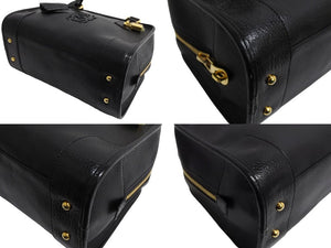 LOEWE ロエベ ハンドバッグ アマソナ28 ブラック レザー 050810 美品 中古 66120