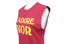 画像をギャラリービューアに読み込む, Christian Dior クリスチャンディオール John Galliano ガリアーノ期 バーガンディー ノースリーブ サイズ40 美品 中古 66123