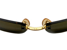 Load image into Gallery viewer, CHANEL シャネル サングラス メガネ ココマーク 4018 イタリア製 プラスチック メタル ブラウン ゴールド 65□17 美品 中古 66128