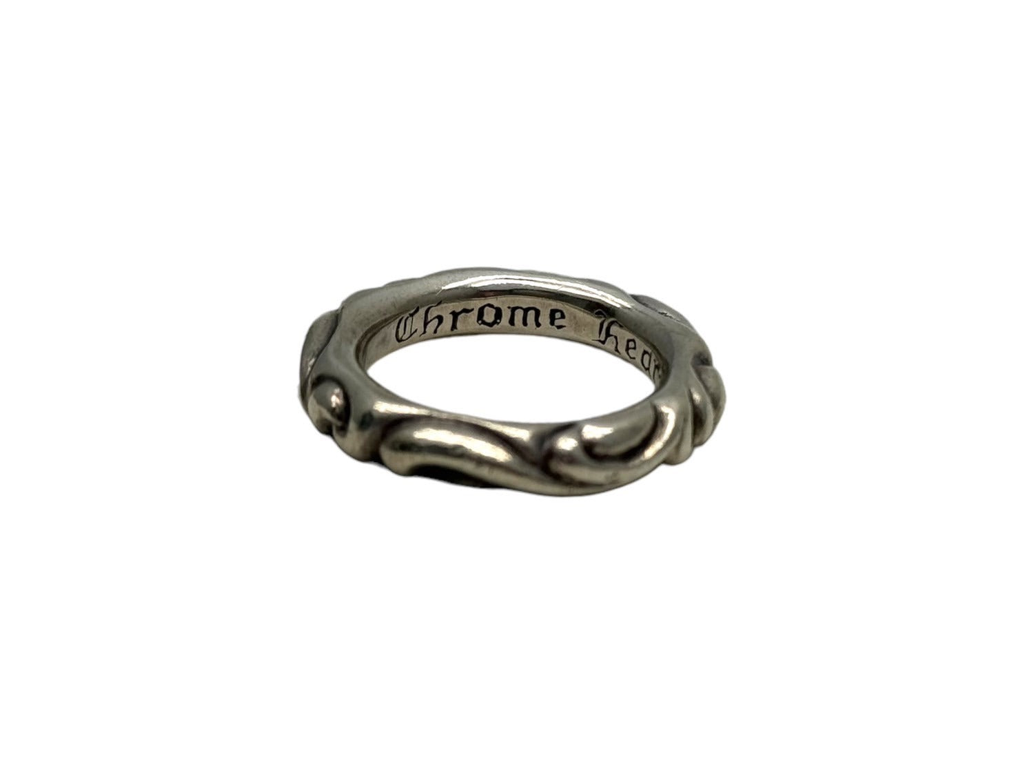 CHROME HEARTS クロムハーツ スクロールバンド リング 指輪