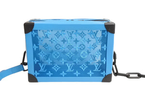 LOUIS VUITTON ルイヴィトン　ヘアゴム　2点セット　ブルー　ブラック 極美品 LOUIS VUITTON ルイヴィトン ソフトトランク ショルダー