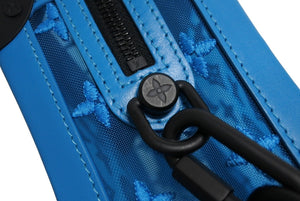 極美品 LOUIS VUITTON ルイヴィトン ソフトトランク ショルダーバッグ M45074 モノグラム メッシュ ブルー ブラック金具 中古 66148