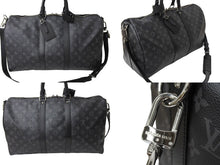 Load image into Gallery viewer, 極美品 LouisVuitton ルイヴィトン キーポルバンドリエール45 M40569 モノグラムエクリプスキャンバス レザー 中古 66150