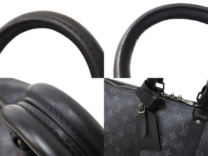 極美品 LouisVuitton ルイヴィトン キーポルバンドリエール45 M40569 モノグラムエクリプスキャンバス レザー 中古 66150