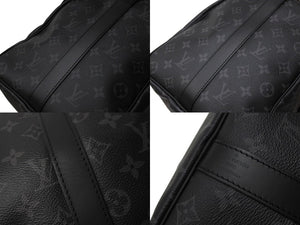極美品 LouisVuitton ルイヴィトン キーポルバンドリエール45 M40569 モノグラムエクリプスキャンバス レザー 中古 66150