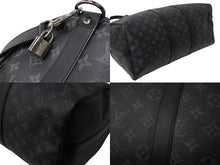 Load image into Gallery viewer, 極美品 LouisVuitton ルイヴィトン キーポルバンドリエール45 M40569 モノグラムエクリプスキャンバス レザー 中古 66150