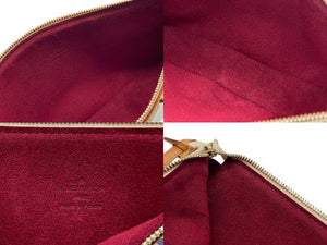 LOUIS VUITTON ルイヴィトン ポシェット アクセソワール ホワイト M92649 モノグラム マルチカラー 村上隆 美品 中古 66154
