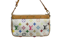 Load image into Gallery viewer, LOUIS VUITTON ルイヴィトン ポシェット アクセソワール ホワイト M92649 モノグラム マルチカラー 村上隆 美品 中古 66154