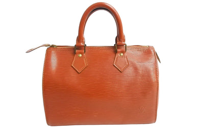 LOUIS VUITTON ルイヴィトン ハンドバッグ スピーディ25 M43003 ブラウン エピレザー 良品 中古 66159