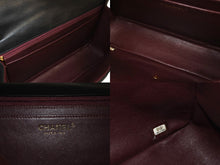 Load image into Gallery viewer, 極美品 CHANEL シャネル シングルフラップ チェーンショルダーバッグ デカマトラッセ 33cm 13番台 ラムスキン ブラック シルバー 中古 66165