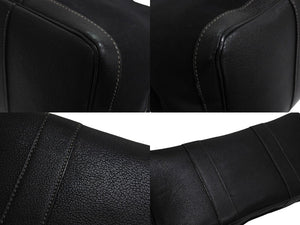 HERMES エルメス ガーデンパーティPM トートバッグ □G刻印 トワルオフィシエ ネゴンダ ブラック シルバー金具 美品 中古 66167
