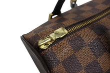 画像をギャラリービューアに読み込む, LOUIS VUITTON ルイヴィトン パピヨンPM 26 ハンドバック ダミエ N51304 筒型 ドラム型 エベヌ ブラウン 美品 中古 66169