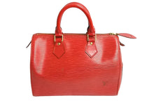 画像をギャラリービューアに読み込む, LOUIS VUITTON ルイヴィトン ハンドバッグ スピーディ25 エピ M43017 レッド 中古 66172