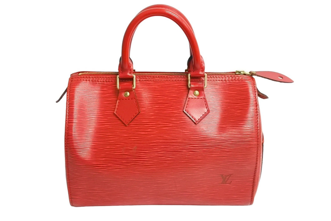 LOUIS VUITTON ルイヴィトン ハンドバッグ スピーディ25 エピ M43017 レッド 中古 66172