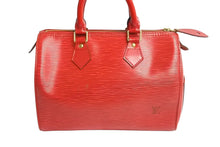 画像をギャラリービューアに読み込む, LOUIS VUITTON ルイヴィトン ハンドバッグ スピーディ25 エピ M43017 レッド 中古 66172
