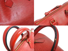 画像をギャラリービューアに読み込む, LOUIS VUITTON ルイヴィトン ハンドバッグ スピーディ25 エピ M43017 レッド 中古 66172