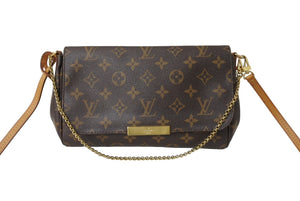 LOUIS VUITTON ルイヴィトン ショルダーバッグ フェイボリットMM モノグラムキャンバス M40718 美品 中古 66178
