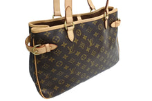 画像をギャラリービューアに読み込む, 新品同様 LOUIS VUITTON ルイ ヴィトン バティニョール オリゾンタル トートバッグ モノグラム PVC M51154 ゴールド金具 中古 66182