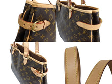 画像をギャラリービューアに読み込む, 新品同様 LOUIS VUITTON ルイ ヴィトン バティニョール オリゾンタル トートバッグ モノグラム PVC M51154 ゴールド金具 中古 66182