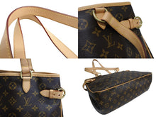 画像をギャラリービューアに読み込む, 新品同様 LOUIS VUITTON ルイ ヴィトン バティニョール オリゾンタル トートバッグ モノグラム PVC M51154 ゴールド金具 中古 66182