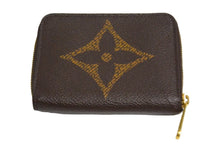 画像をギャラリービューアに読み込む, 極美品 LOUIS VUITTON ルイヴィトン ジッピーコインパース 小銭入れ コンパクト M69354 ブラウン 中古 66186
