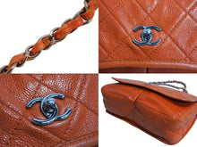 Load image into Gallery viewer, CHANEL シャネル ショルダーバッグ ココマーク 20番台 フランス製 キャビアスキン レッド シルバー金具 美品 中古 66187