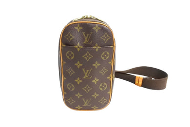 LOUIS VUITTON ルイヴィトン ポシェットガンジュ ボディバッグ M51870 モノグラム 美品 中古 66190