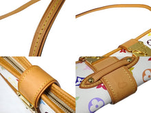 画像をギャラリービューアに読み込む, LOUIS VUITTON ルイヴィトン バッグ シャーリー 村上隆 モノグラムマルチカラー ホワイト M40049 ゴールド金具 美品 中古 66193