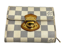 画像をギャラリービューアに読み込む, LOUIS VUITTON ルイヴィトン 三つ折り財布 ポルトフォイユ ジョイ N60030 ホワイト ゴールド金具 美品 中古 66196