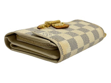 画像をギャラリービューアに読み込む, LOUIS VUITTON ルイヴィトン 三つ折り財布 ポルトフォイユ ジョイ N60030 ホワイト ゴールド金具 美品 中古 66196