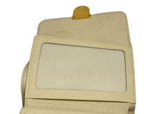 画像をギャラリービューアに読み込む, LOUIS VUITTON ルイヴィトン 三つ折り財布 ポルトフォイユ ジョイ N60030 ホワイト ゴールド金具 美品 中古 66196