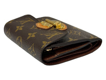 画像をギャラリービューアに読み込む, LOUIS VUITTON ルイヴィトン 三つ折り財布 ルトフォイユ ジョイ M60211 ブラウン ゴールド金具 美品 中古 66197