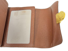 画像をギャラリービューアに読み込む, LOUIS VUITTON ルイヴィトン 三つ折り財布 ルトフォイユ ジョイ M60211 ブラウン ゴールド金具 美品 中古 66197