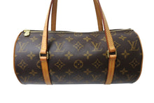 Load image into Gallery viewer, LOUIS VUITTON ルイヴィトン ハンドバック パピヨン30 GM 筒型 モノグラム M51385 ゴールド金具 ブラウン 美品 中古 66201