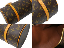 Load image into Gallery viewer, LOUIS VUITTON ルイヴィトン ハンドバック パピヨン30 GM 筒型 モノグラム M51385 ゴールド金具 ブラウン 美品 中古 66201