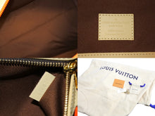 Load image into Gallery viewer, 極美品 LOUIS VUITTON ルイヴィトン キーポル バンドリエール50 ボストンバッグ M57419 ラフィア オレンジ ベージュ 中古 66202