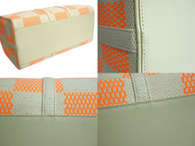 Load image into Gallery viewer, 極美品 LOUIS VUITTON ルイヴィトン キーポル バンドリエール50 ボストンバッグ M57419 ラフィア オレンジ ベージュ 中古 66202