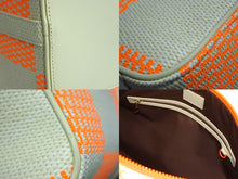 Load image into Gallery viewer, 極美品 LOUIS VUITTON ルイヴィトン キーポル バンドリエール50 ボストンバッグ M57419 ラフィア オレンジ ベージュ 中古 66202