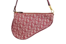 画像をギャラリービューアに読み込む, 極美品 ChristianDior クリスチャンディオール サドルポーチ ワンショルダーバッグ トロッター MC 0012 レッド 中古 66204