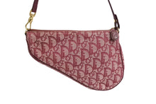 画像をギャラリービューアに読み込む, 極美品 ChristianDior クリスチャンディオール サドルポーチ ワンショルダーバッグ トロッター MC 0012 レッド 中古 66204