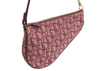 画像をギャラリービューアに読み込む, 極美品 ChristianDior クリスチャンディオール サドルポーチ ワンショルダーバッグ トロッター MC 0012 レッド 中古 66204