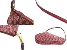 画像をギャラリービューアに読み込む, 極美品 ChristianDior クリスチャンディオール サドルポーチ ワンショルダーバッグ トロッター MC 0012 レッド 中古 66204