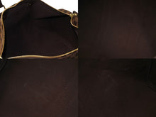Load image into Gallery viewer, LOUIS VUITTON ルイヴィトン キーポル バンドリエール45 ボストンバッグ N41428 ダミエ エベヌ レザー ゴールド金具 美品 中古 66208