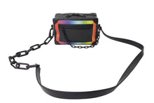 Load image into Gallery viewer, LOUISVUITTON ルイヴィトン タイガ ミニソフトトランク ショルダーバッグ タイガレザー M30351 ブラック マルチカラー 美品 中古 66209