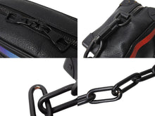 Load image into Gallery viewer, LOUISVUITTON ルイヴィトン タイガ ミニソフトトランク ショルダーバッグ タイガレザー M30351 ブラック マルチカラー 美品 中古 66209