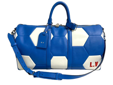 LOUIS VUITTON ルイヴィトン キーポル バンドリエール50 ボストンバッグ M52120 エピレザー 2018 FIFAワールドカップ 美品 中古 66210