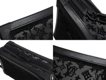 画像をギャラリービューアに読み込む, 極美品 LOUIS VUITTON ルイヴィトン ショルダーバッグ ソフトトランク M53964 メッシュ レザー ブラック 中古 66211